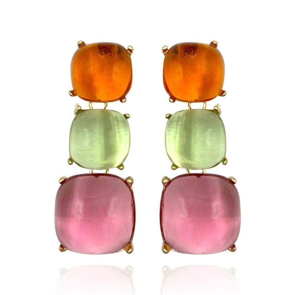 Crystal drop earrings #1339